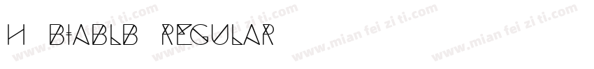 H_BIABLB Regular字体转换